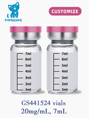 CAS 1191237-69-0 20mg 7ml GS441524 Injection FIP Treatment Cure For Cat PIF